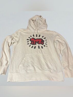 American Eagle Cotton Keith Haring Graphic Hoodie